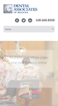 Mobile Screenshot of dentalassociatesofwalpole.com